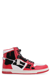 Skel leather high-top sneakers